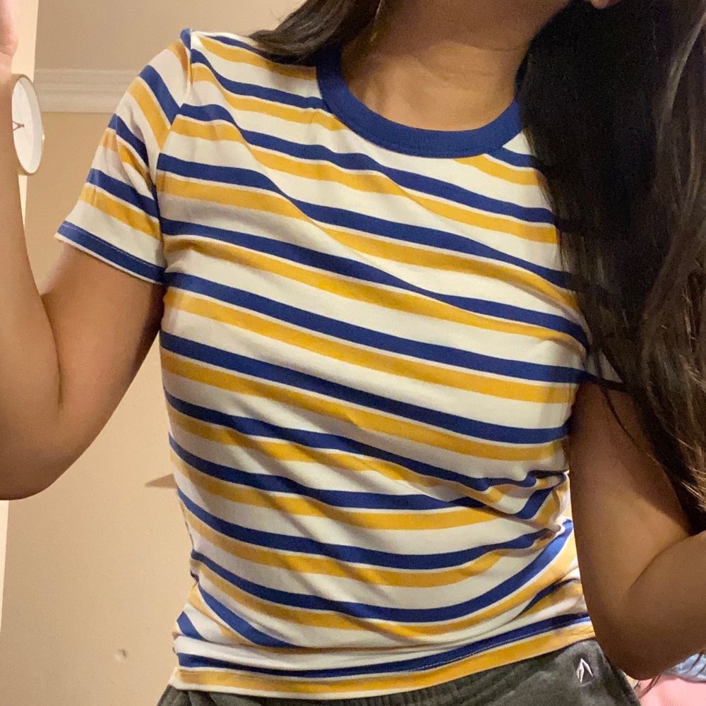 striped Forever 21 90’s shirt